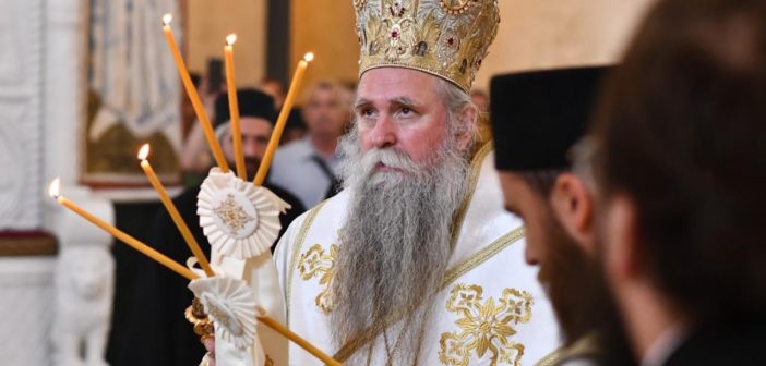 Liturgiju Povodom Dana Svetog Jovana Vladimira Slu Io Mitropolit Joanikije