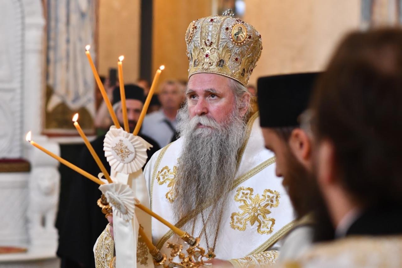 Liturgiju Povodom Dana Svetog Jovana Vladimira Slu Io Mitropolit Joanikije