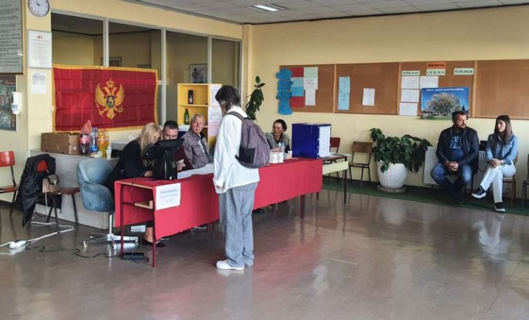 detalj sa izbora u oktobru 2023.
